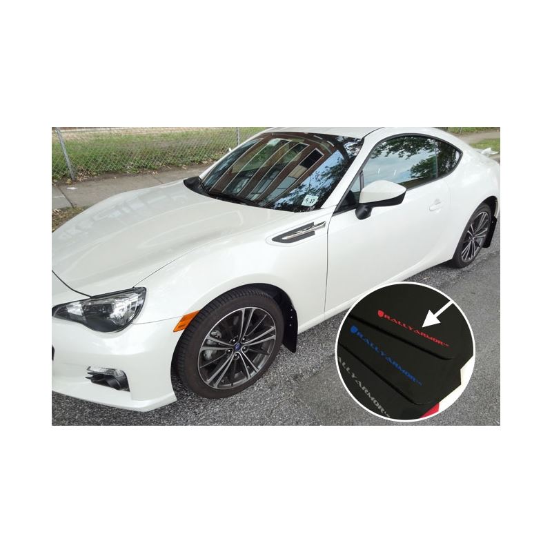 Rally Armor Black Mud Flap/Red Logo for 2013-2019 Subaru BRZ (MF23-UR-BLK/RD)