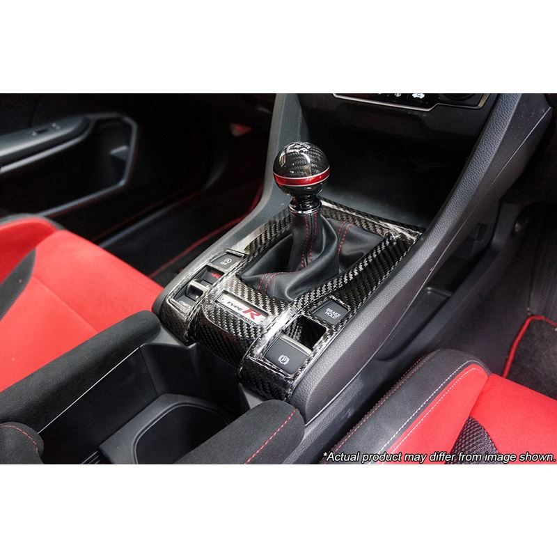 Revel Gt Dry Carbon Shifter Panel Cover 2017-2018 Honda Civic Type R 1 Pc (1TR4GT0AH01)