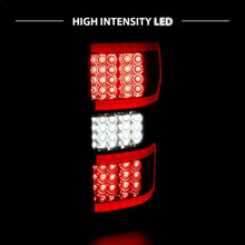 Load image into Gallery viewer, ANZO USA Tail Light Assembly, LED, Clear Lens, Smoke Housing, Red Light Bar, w/Sequential (311315)