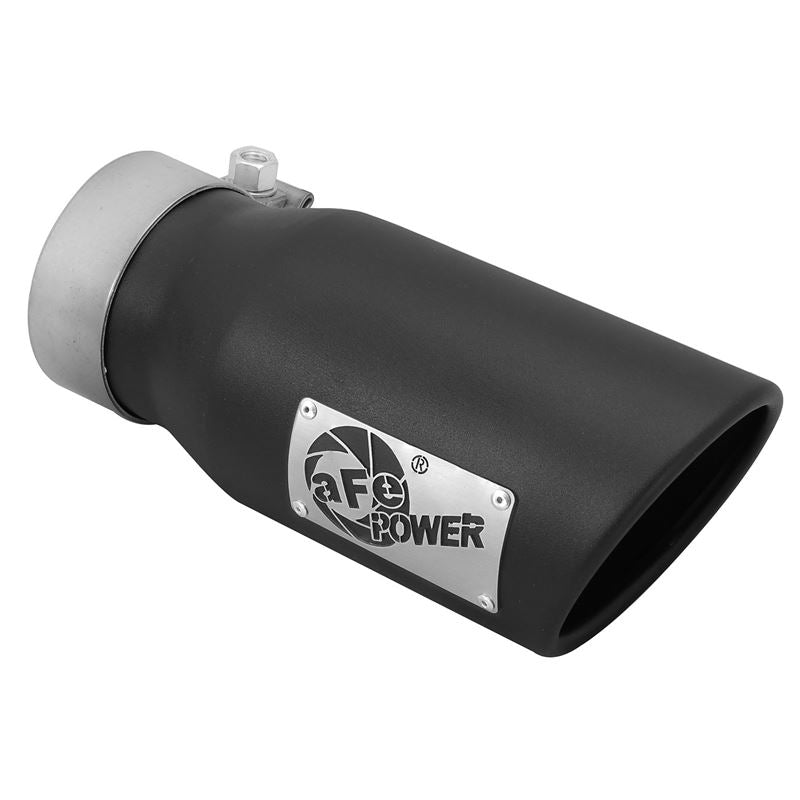 aFe MACH Force-Xp 409 Stainless Steel Clamp-on Exhaust Tip Black (49T30401-B09)