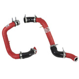 aFe BladeRunner 2-1/4 IN and 2-1/2 IN Aluminum Hot and Cold Charge Pipe Kit Red (46-20344-R)