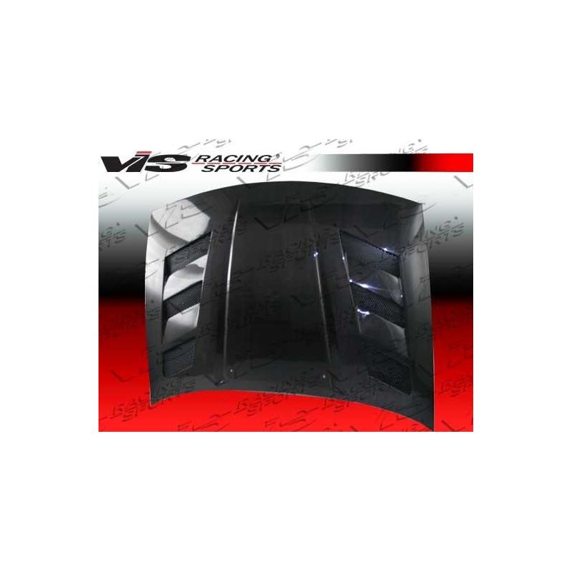 VIS Racing AMS Style Black Carbon Fiber Hood (90NS3002DAMS-010C)