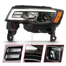 Load image into Gallery viewer, ANZO USA Projector Headlight Set w/Plank Style Switchback Black w/Amber Pair (111418)