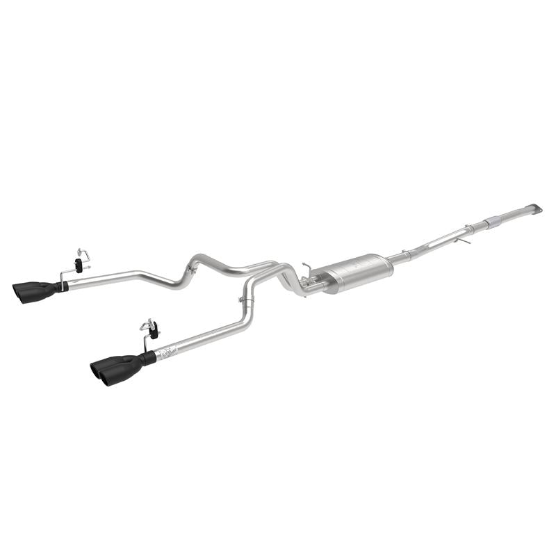 aFe Vulcan Series 304 Stainless Steel Cat-Back Exhaust System w/ Black Tip (49-34110-B)