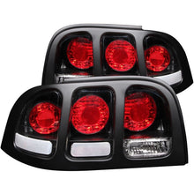 Load image into Gallery viewer, ANZO USA 1994-1998 Ford Mustang Taillights Black (221020)