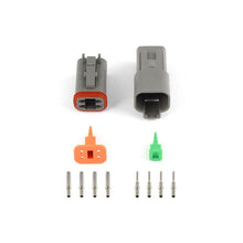 Load image into Gallery viewer, Haltech Plug and Pins Only - Matching Set of Deutsch DT-4 Connectors (DT06-4S + DT04-4P) - ( 13 Amp) (HT-031114)