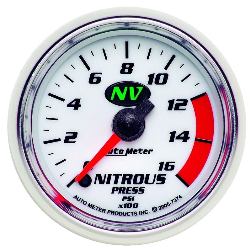 AutoMeter 2-1/16in 0-1600 PSI Full Sweep Digital Stepper Motor Nitrous Pressure Gauge (7374)