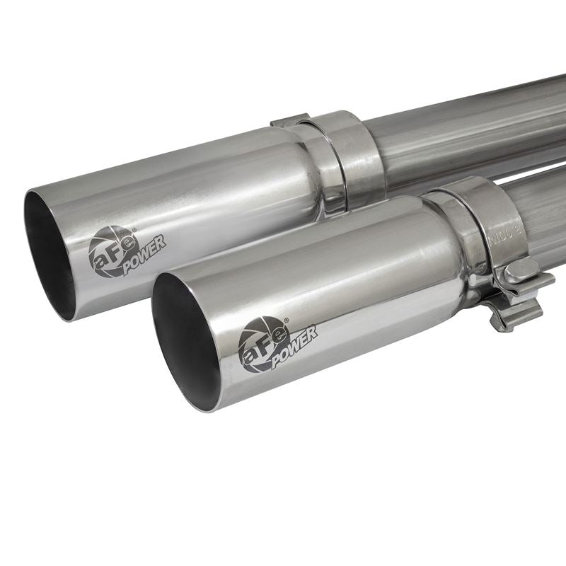 aFe Rebel Series 3 IN to 2-1/2 IN 409 Stainless Steel Cat-Back Exhaust w/ Polish Tip (49-44062-P)