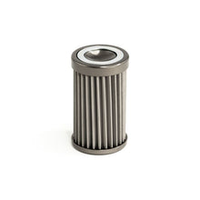 Load image into Gallery viewer, Deatschwerks In-line fuel filter element stainless steel 40 micron. Fits DW 110mm housing (8-02-110-040)