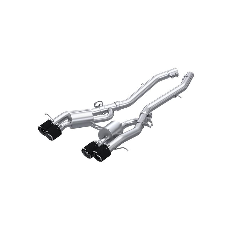 MBRP Exhaust 3in. Axle-BAck Quad Rear Exit T304 (S45033CF)