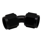 DeatschWerks 8AN Flare Female Swivel 45-Degree to 8AN Flare Female Swivel - Anodized Matte Black(6-02-0213-B)