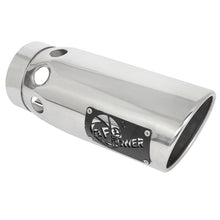 Load image into Gallery viewer, aFe MACH Force-Xp 304 Stainless Steel Intercooled Clamp-on Exhaust Tip Polished (49T40501-P121)