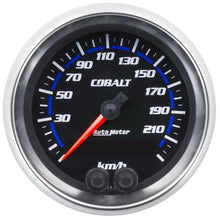 Load image into Gallery viewer, AutoMeter Cobalt Gauge Speedometer 3 3/8in 225Km/H Gps Cobalt (6280-M)