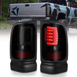 ANZO USA Tail Light Assembly, LED, Smoke Lens, Black Housing, Pair, (311340)