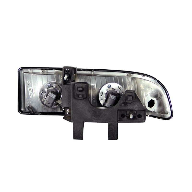 ANZO USA 1998-2005 Chevrolet S-10 Crystal Headlights Black (111156)