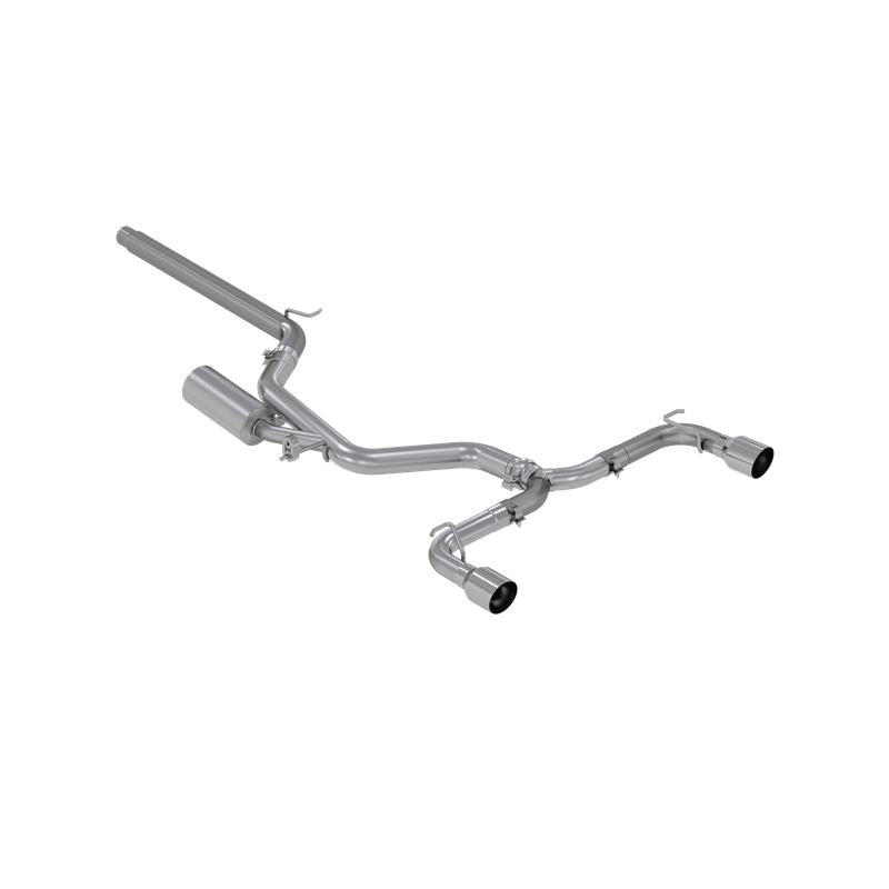 MBRP Exhaust 3" Cat Back, Dual Split Rear, T304 Street Version (S4606304)