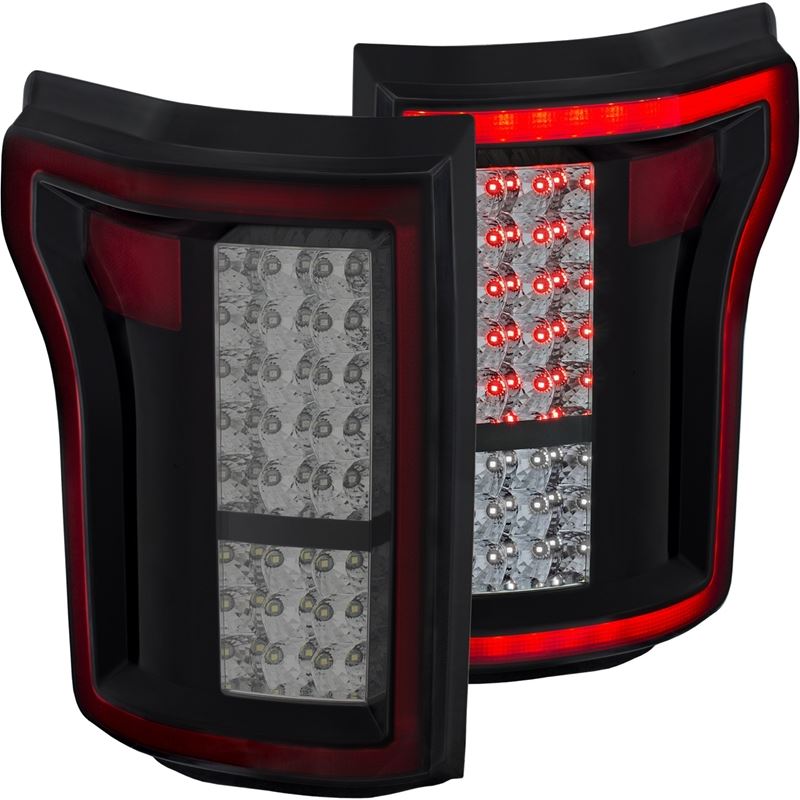 ANZO USA 2015-2016 Ford F-150 LED Taillights Red/Smoke (311263)