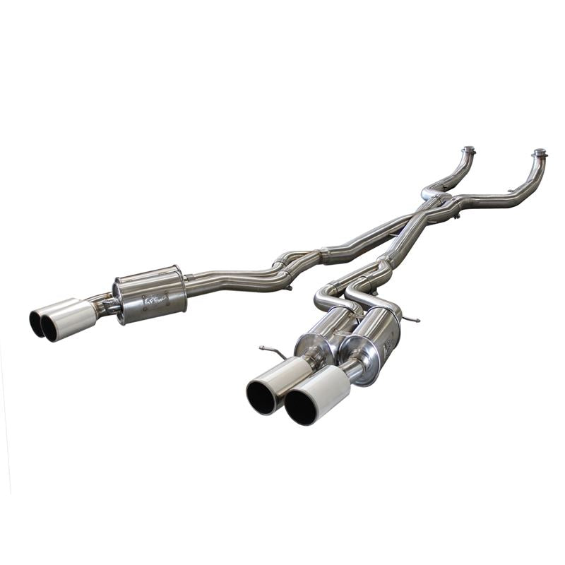 aFe MACH Force-Xp 3 IN 304 Stainless Steel Cat-Back Exhaust System w/Polished Tip (49-36317-P)