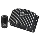 aFe Pro Series Engine Oil Pan Black w/ Machined Fins (46-70322)