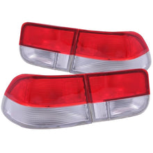 Load image into Gallery viewer, ANZO USA 1996-2000 Honda Civic Taillights Red/Clear - OEM 4pc (221147)