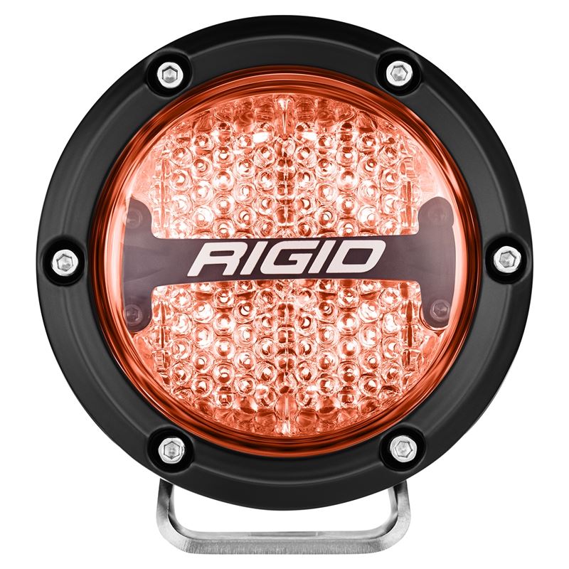 Rigid Industries 360-Series 4in LED Off-Road Diffused Beam - RGBW Backlight (Pair) (36400)