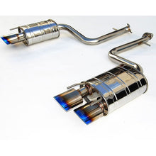 Load image into Gallery viewer, Invidia 15+ Lexus RC350/200T Titanium Quad Rolled Tip Axel-Back Exhaust (HS14LRCDR4OT)