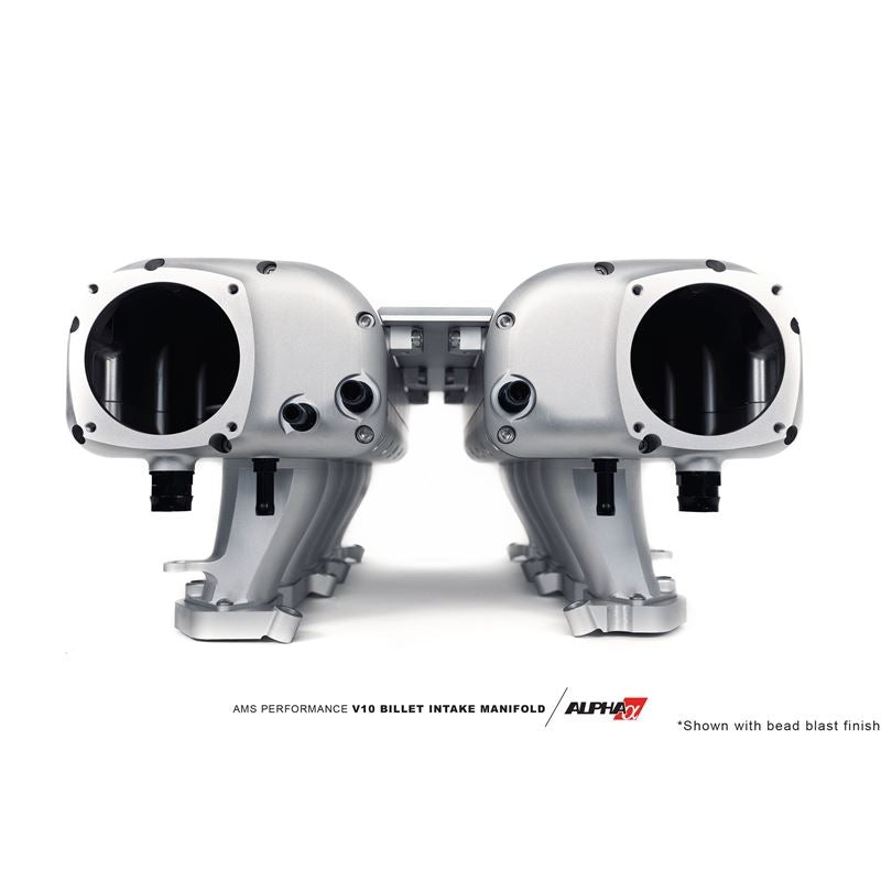 AMS Performance ALPHA V10 Intake Manifold - Powder Coated - Single Stage (ALP.37.08.0001-4)