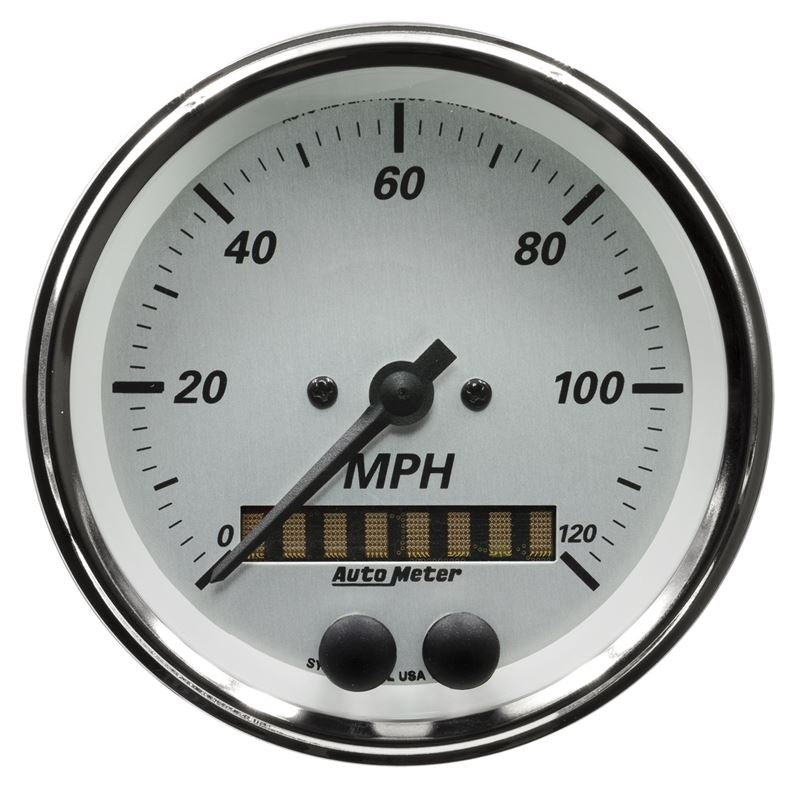 AutoMeter American Platinum Series 0-120MPH 3-3/8in. GPS Speedometer Gauge (1949)