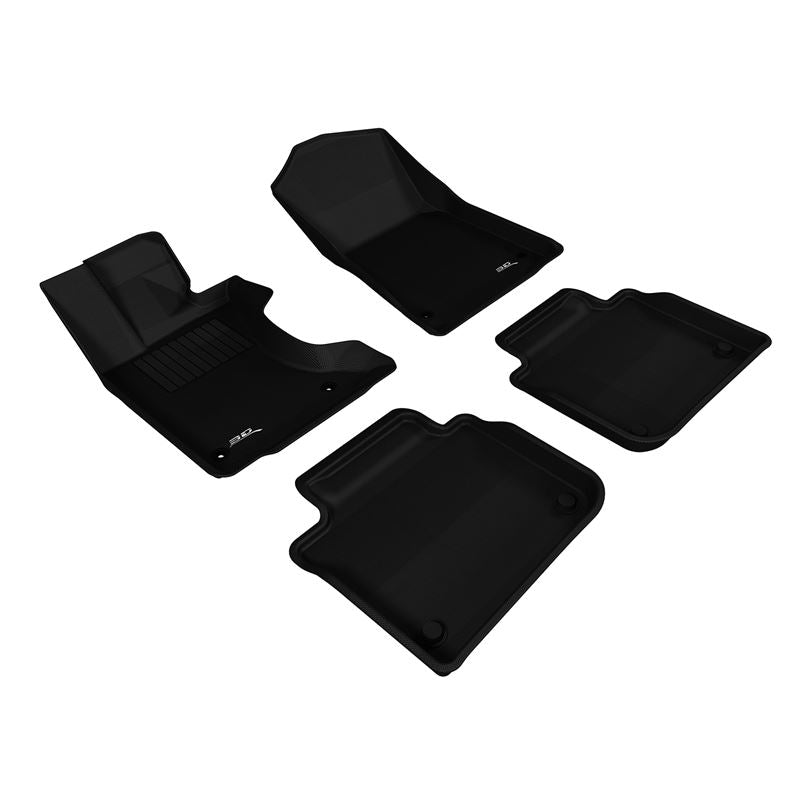 3D Maxpider KAGU Floor Mat, BLACK, 1ST ROW/2ND ROW (L1LX03001509)