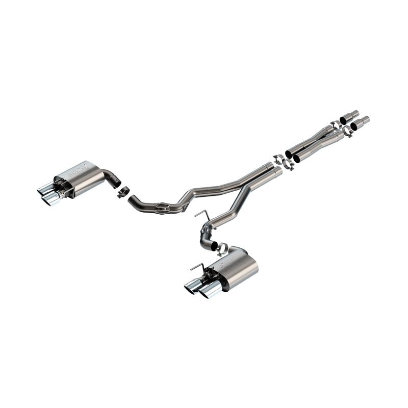 Borla w/ Active Exhaust ATAK Cat-Back Exhaust System for 2024 Ford Mustang GT 5.0L V8 (140963)