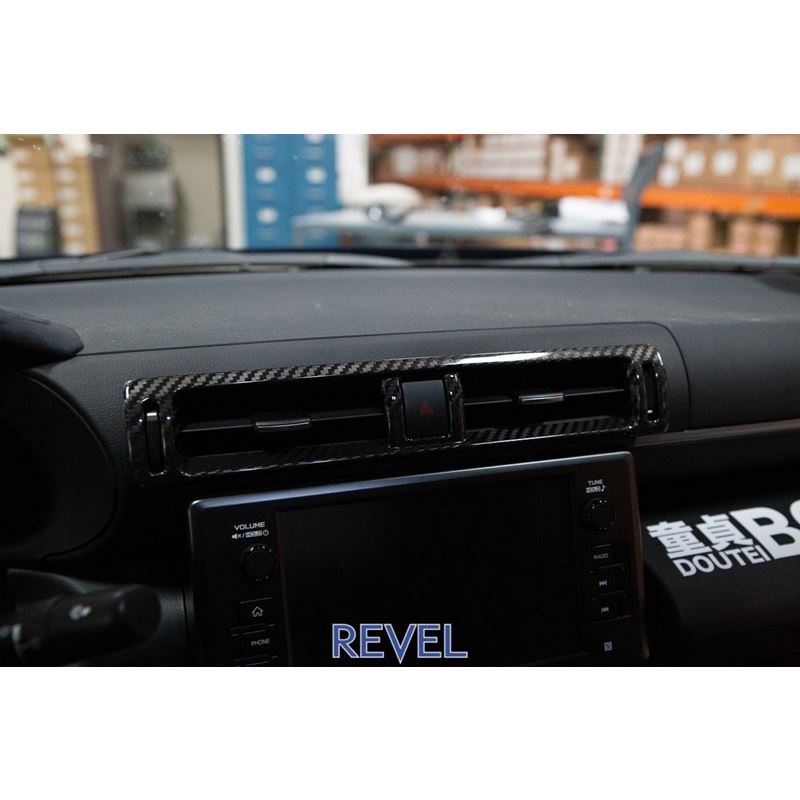 Revel GT Dry Carbon Center A/C Panel Cover 22 Toyota GR86 1 PC(1TR4GT0CS05)