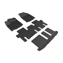 Load image into Gallery viewer, 3D Maxpider KAGU Floor Mat, BLACK, 1ST ROW/2ND ROW/3RD ROW (L1IN02901509)