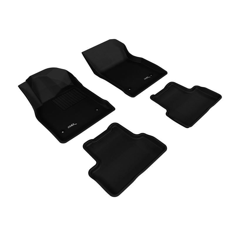 3D Maxpider KAGU Floor Mat, BLACK, 1ST ROW/2ND ROW (L1CH04401509)