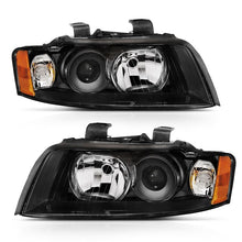Load image into Gallery viewer, ANZO USA Projector Headlight Set, Black, G2, Halogen Type, Pair, (121528)