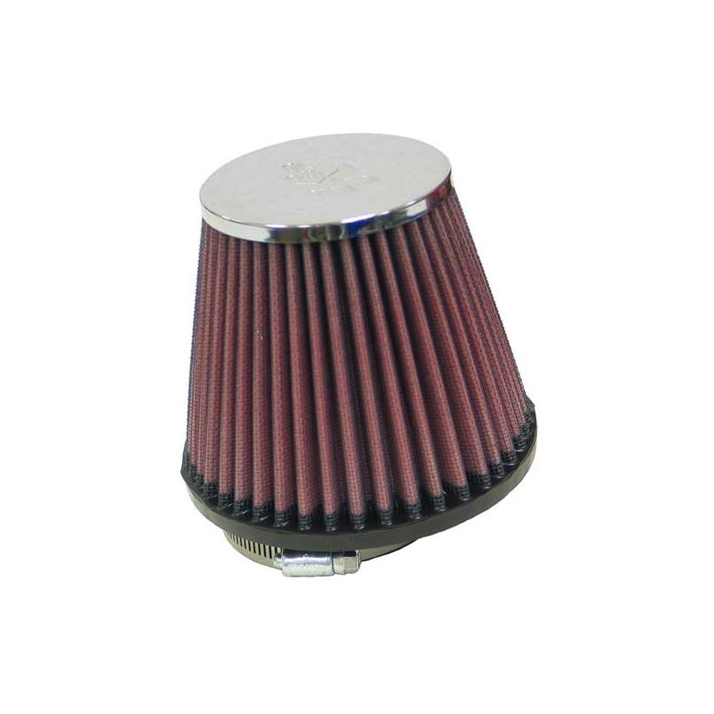 K&N Universal Chrome Filter 2.875in Flange ID / 5.188 Base OD / 3.5in Top OD / 4.438in Height (RC-4570)