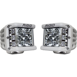 Rigid Industries D-SS - Flood - Set of 2 - White Housing (862113)