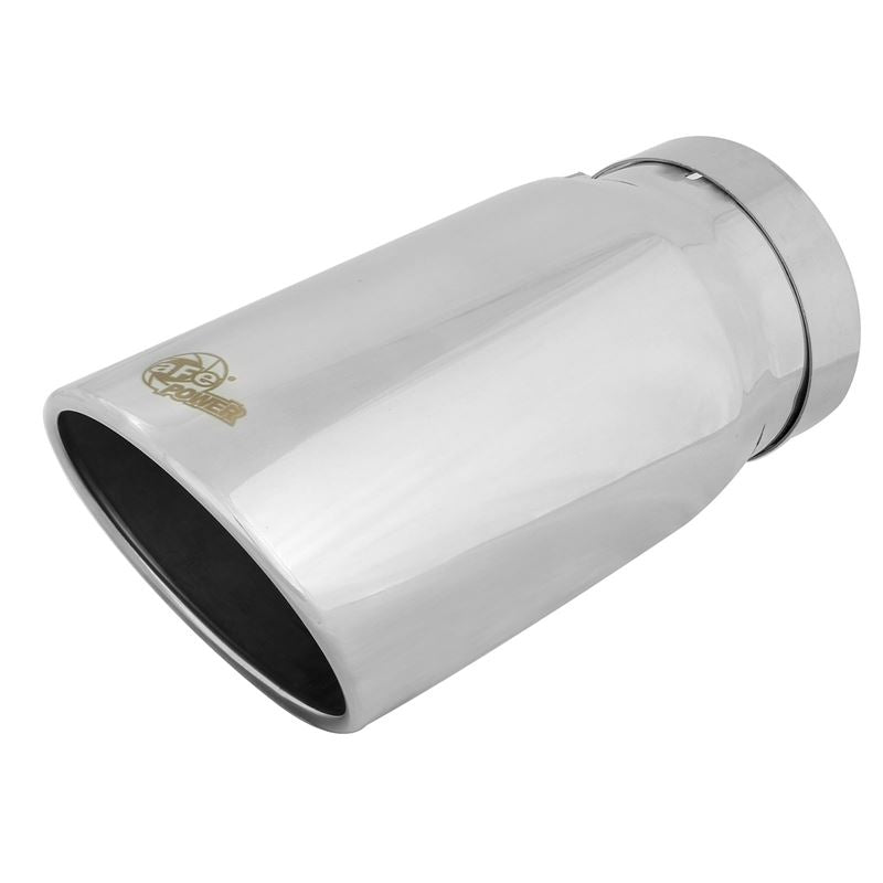 aFe MACH Force-Xp 304 Stainless Steel Clamp-on Exhaust Tip Polished (49T50604-P12)