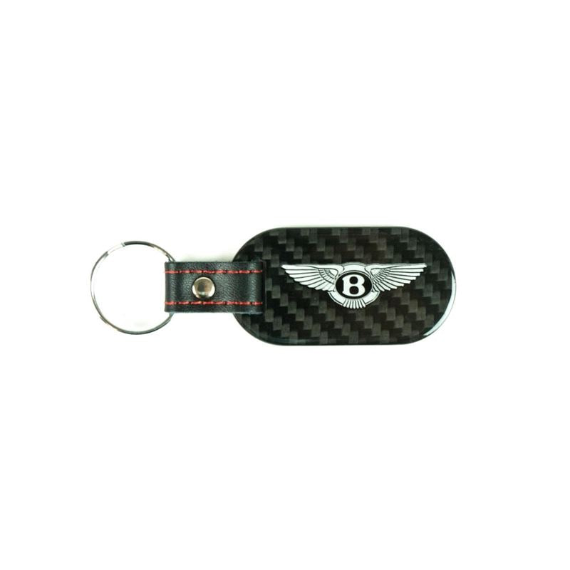 Fabspeed Bentley Crest and Script Carbon Fiber Keyring (FS-CF-CKR-BENS)