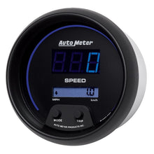 Load image into Gallery viewer, AutoMeter Cobalt Digital 85.7mm Black Electric Programable Speedometer (6988)