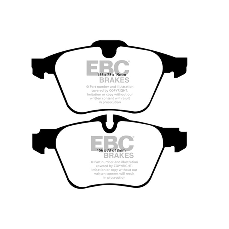 EBC Yellowstuff Street And Track Brake Pads (DP41912R)