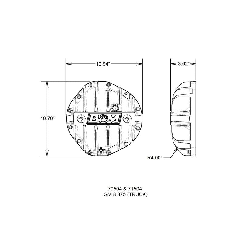 B&M Racing Differential Cover (71504)