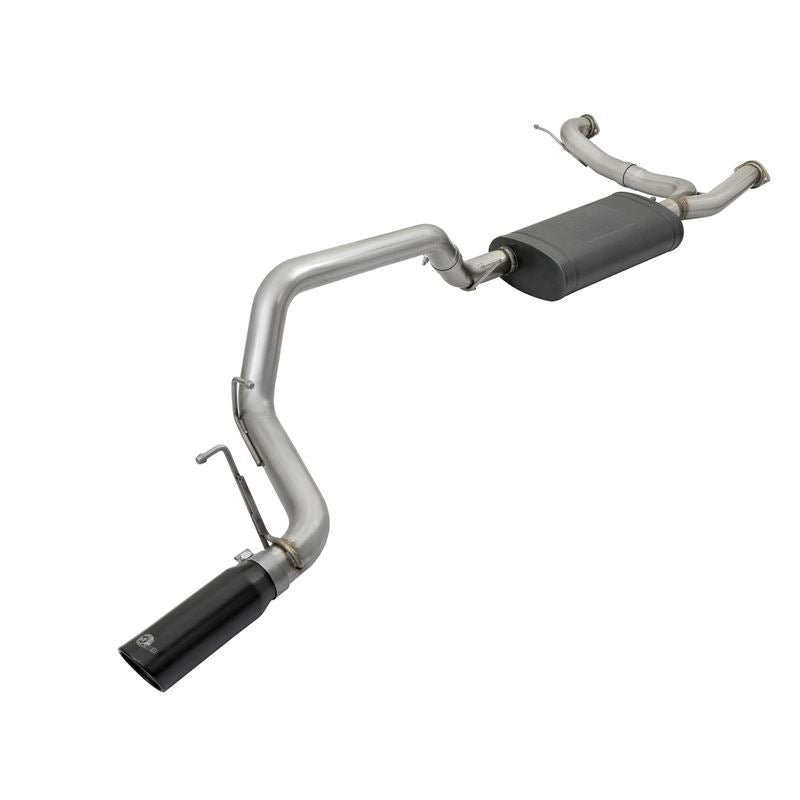 aFe MACH Force XP 3" Cat-Back 304 Stainless Steel Exhaust System w/Black Tip (49-36114-B)