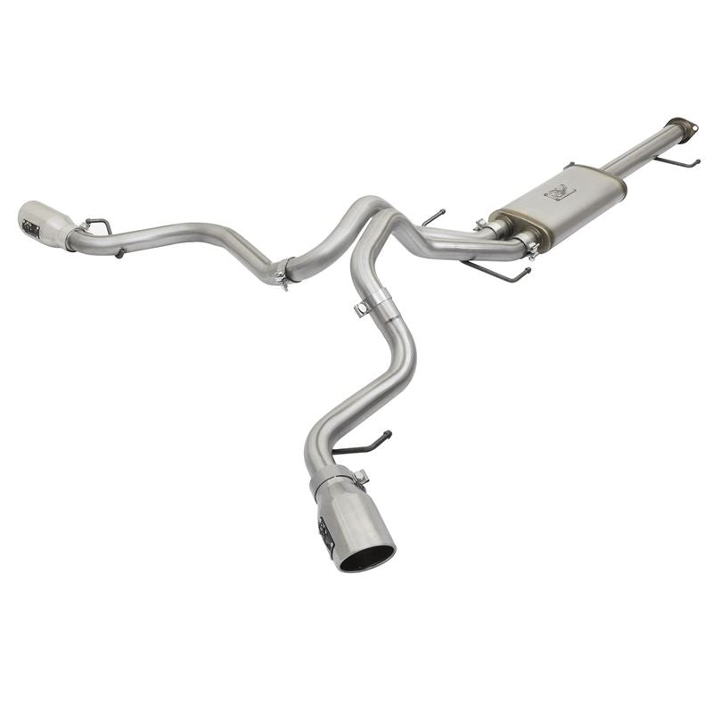 aFe MACH Force-Xp 2-1/2 IN to 3 IN 409 Stainless Steel Cat-Back Exhaust w/Polish Tip (49-46029-P)