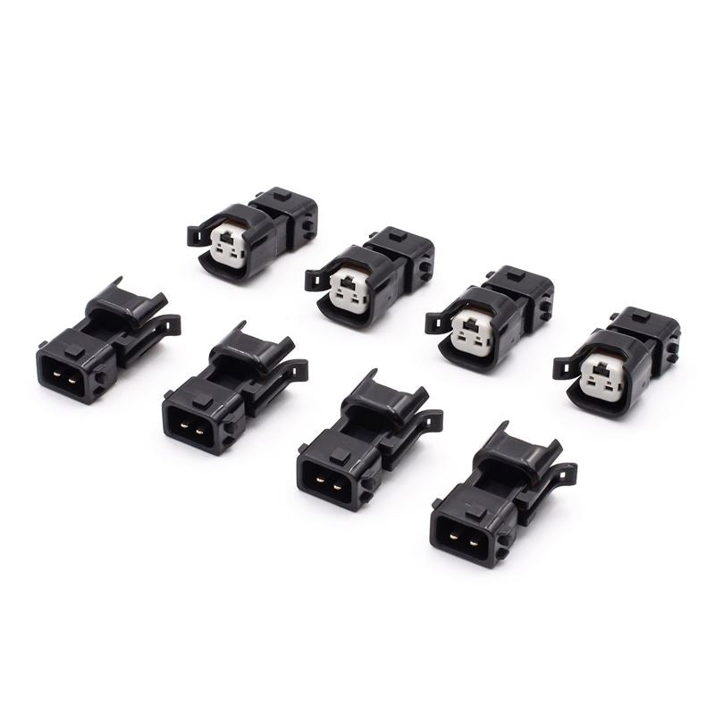 Blox Racing Quick Connectors - EV4/EV14 to Honda OBD2 (Set of 8) (BXFU-00622-8)