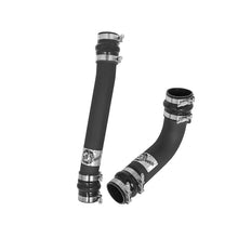 Load image into Gallery viewer, aFe BladeRunner 3 IN and 2-3/4 IN Aluminum Hot and Cold Charge Pipe Kit Black (46-20084-B)