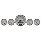 AutoMeter American Platinum 5PC. (3-3/8in. and 2-1/16in.) GPS Speedometer Gauge Kit (1950)