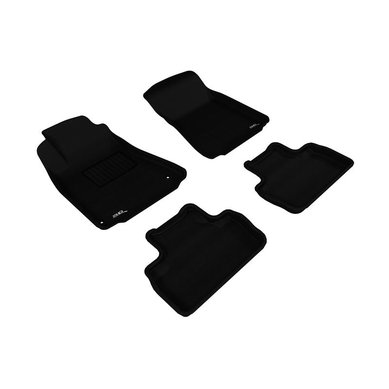 3D Maxpider KAGU Floor Mat, BLACK, 1ST ROW/2ND ROW (L1LX00601509)