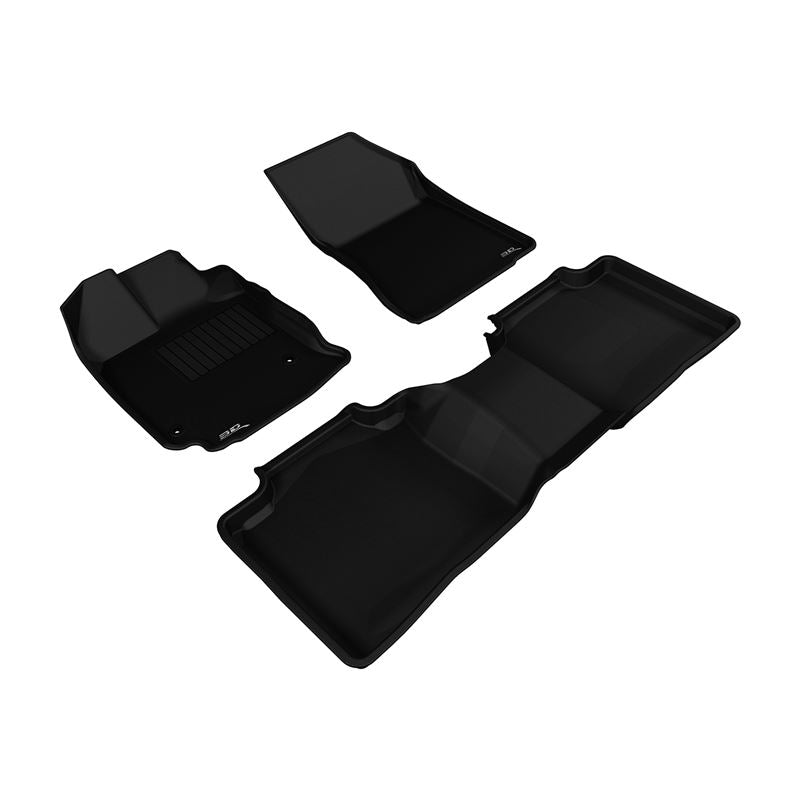 3D Maxpider KAGU Floor Mat, BLACK, 1ST ROW/2ND ROW (L1TY13401509)