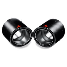 Load image into Gallery viewer, Akrapovic 09-12 Volkswagen Golf GTD (VI) Tail Pipe Set (Carbon) (TP-VWGMK6-CA)