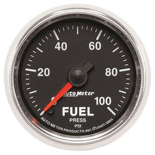 Load image into Gallery viewer, AutoMeter GS 0-100 PSI Full Sweep Electronic Fuel Pressure Gauge (3863)